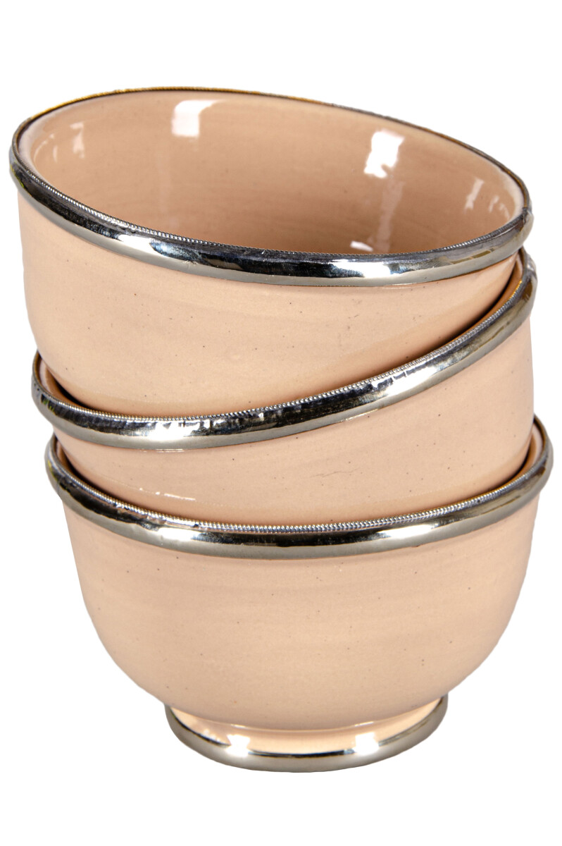 Lot de 3 coupes orientales, coupe à sauce Cariba marr