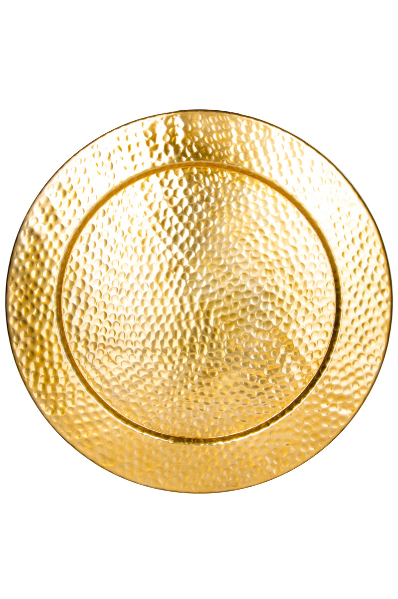 Plateau rond &laquo; Nice &raquo; dor&eacute;...