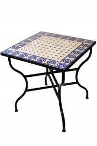 Table en mosaïque marocaine « Spirale »...