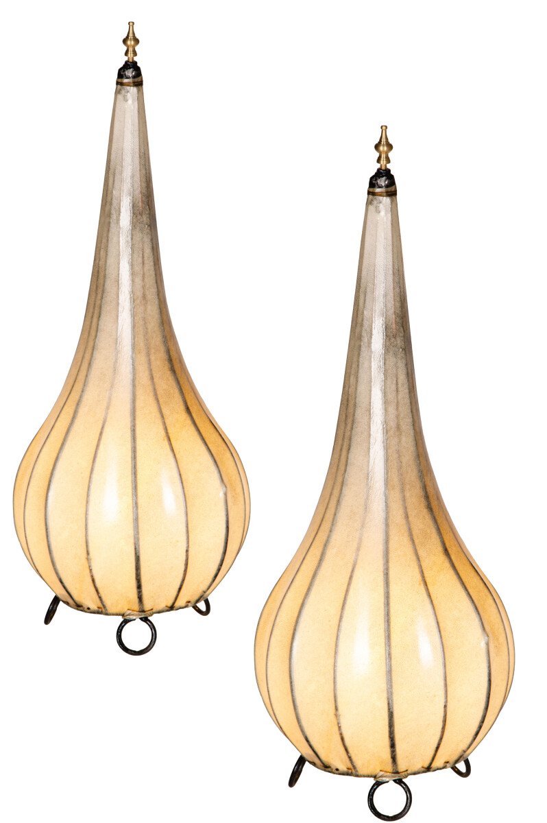 Lot de 2 lampes de chevet orientales Roa box