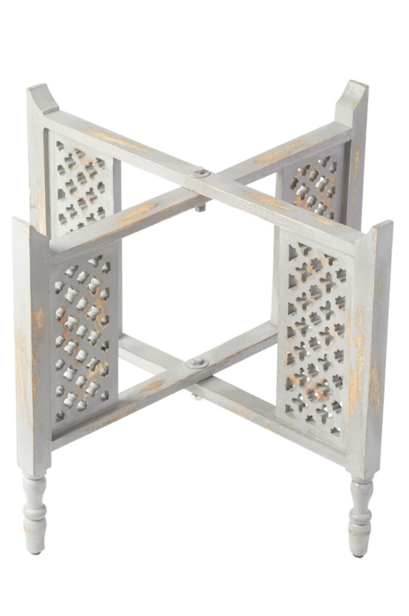 Piètement de table pliante Hania, gris, 60 cm