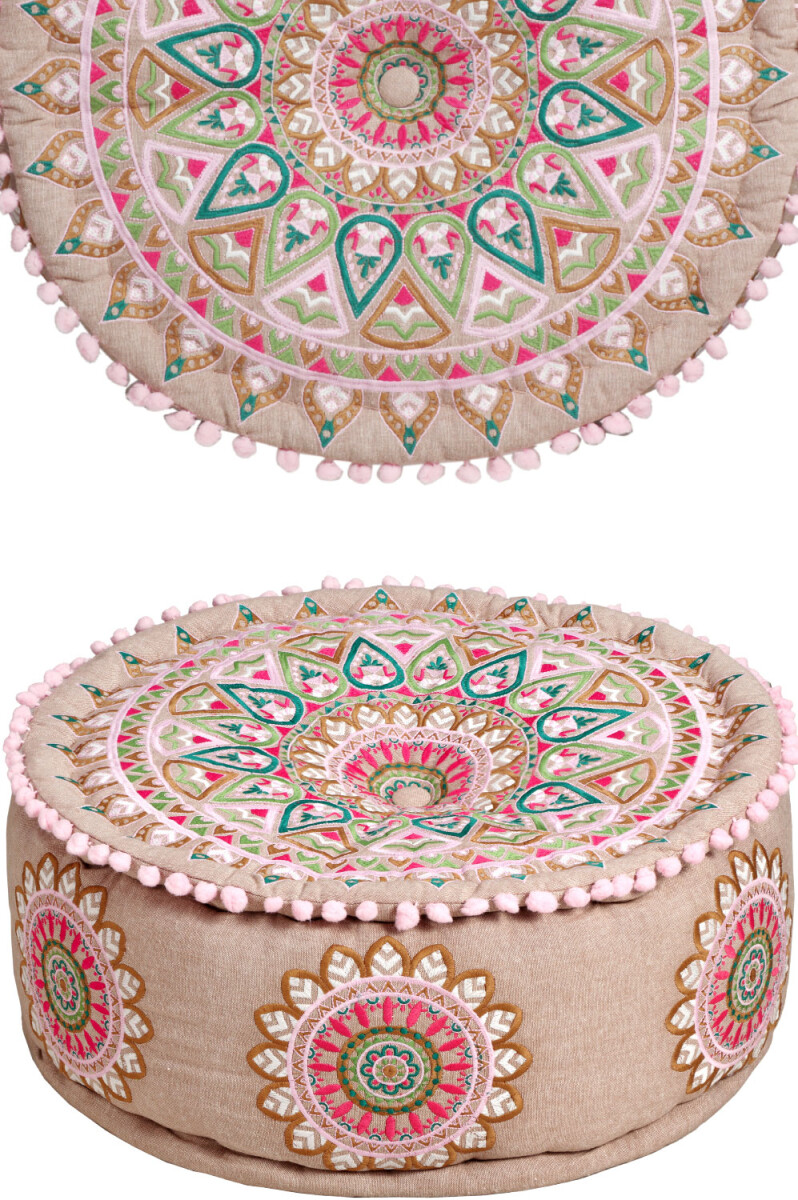 Pouf oriental de décoration Badar box