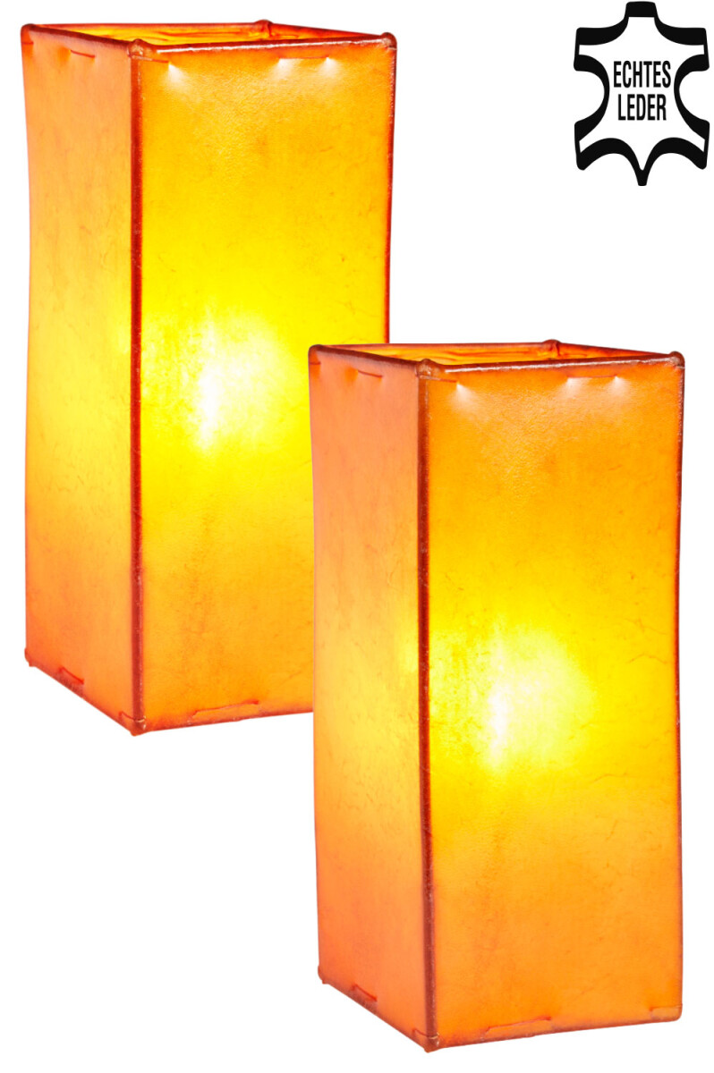 Lot de 2 lampes de chevet / lampes de ta box
