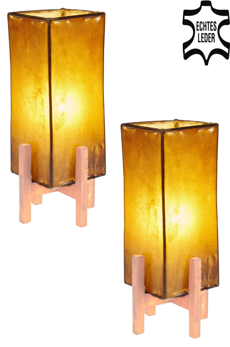 Lot de 2 Janka marron avec structure mar box