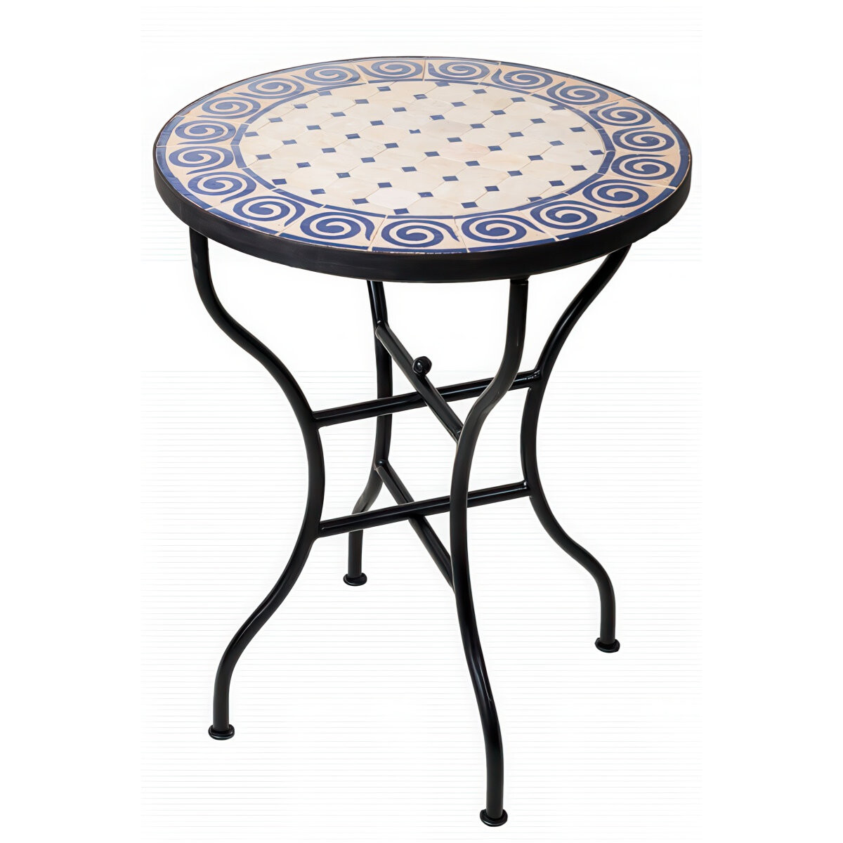Table en mosaïque marocaine « Spirale » bei