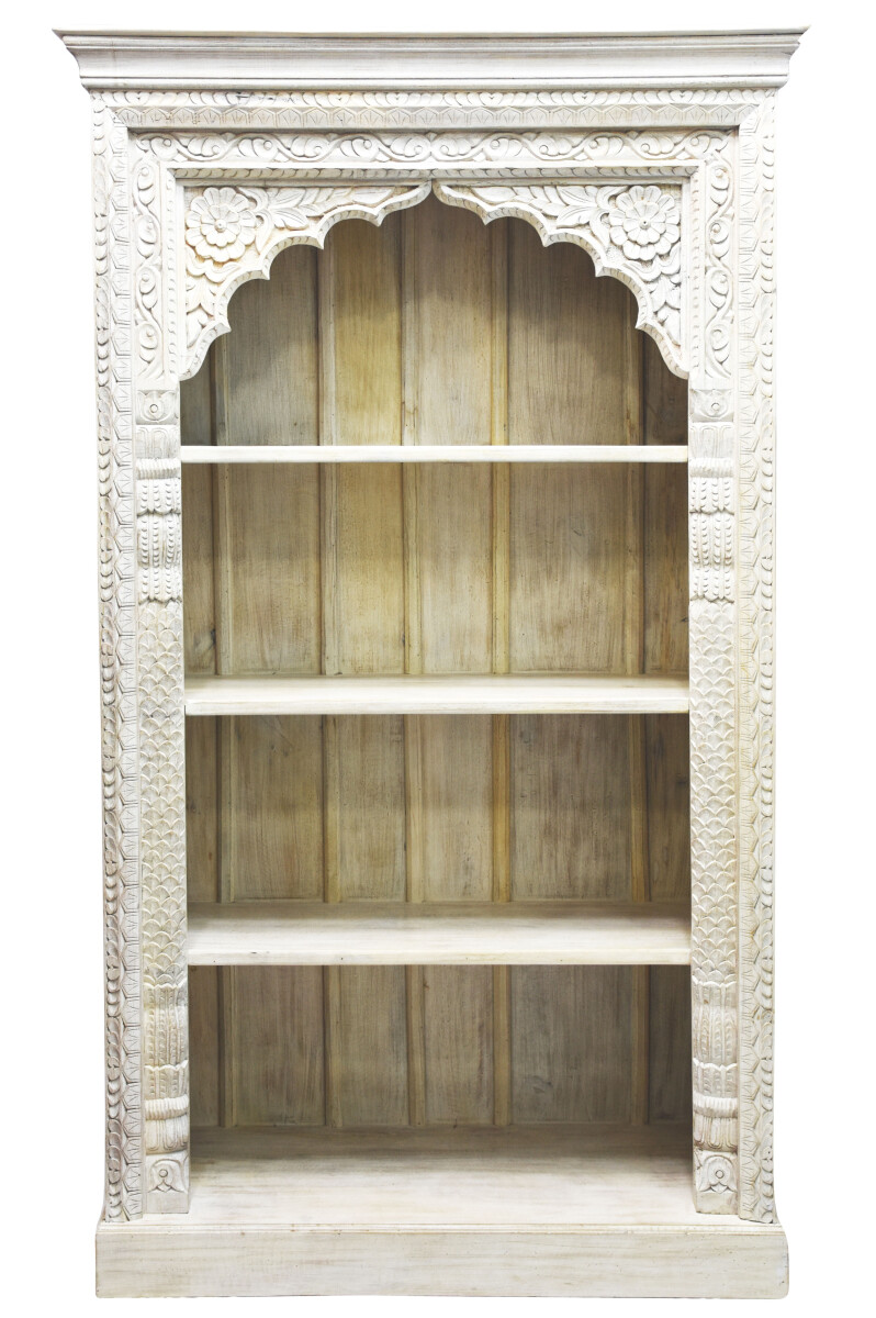 Bibliothèque orientale en bois ma box