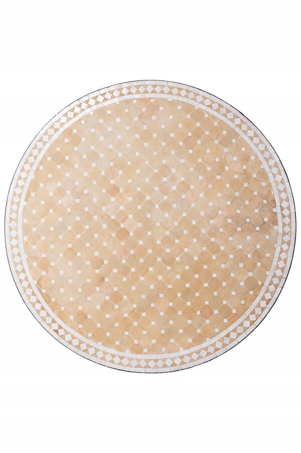 Carreaux de mosaïque marocains Marrakech Nature/Blanc, 