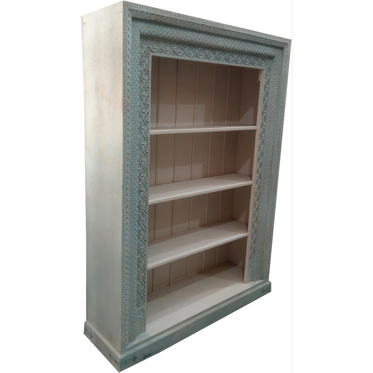 Biblioth&egrave;que vintage de style antique, 210 cm,...