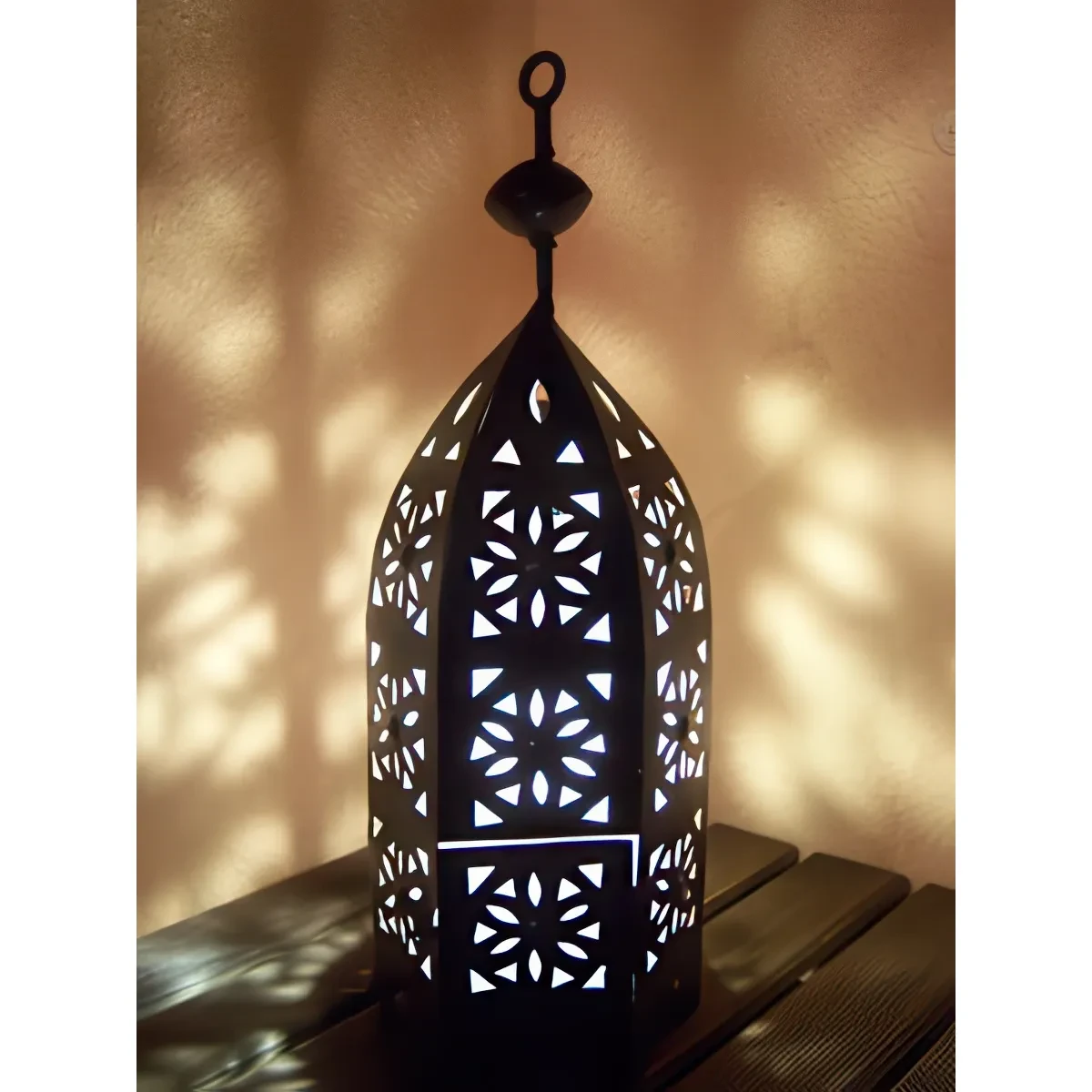 Lanterne marocaine Sliman Rost 30 cm