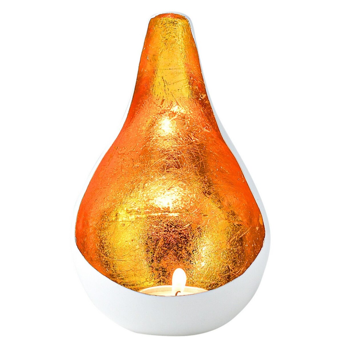 Bougeoir décoratif Aesthetic, blanc rasin