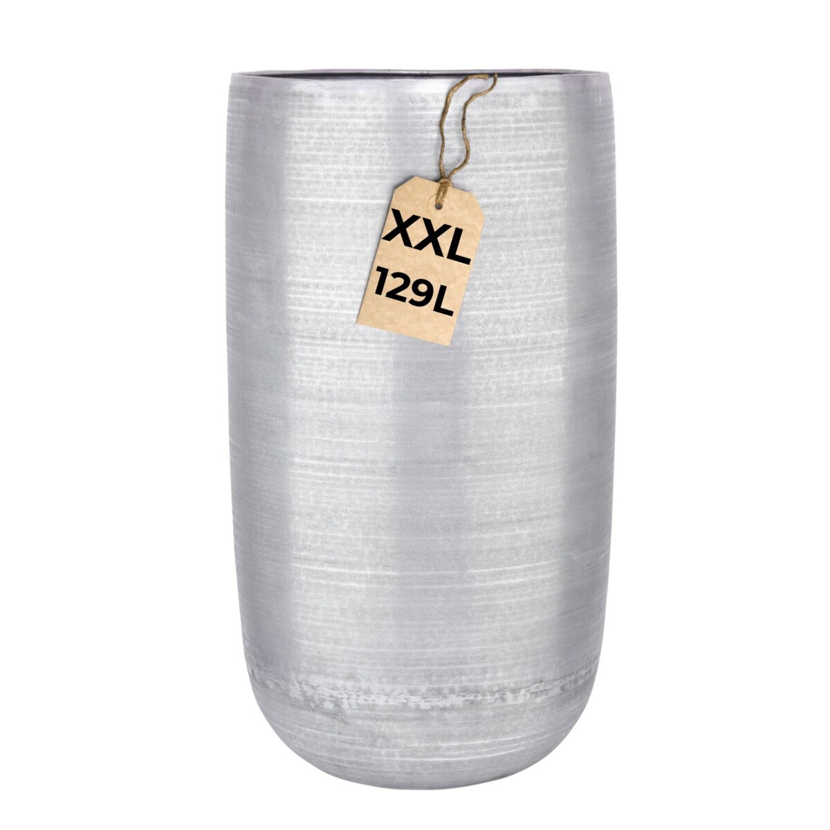 Pot de fleurs Camiel Argent 81 cm - grand bac à plant