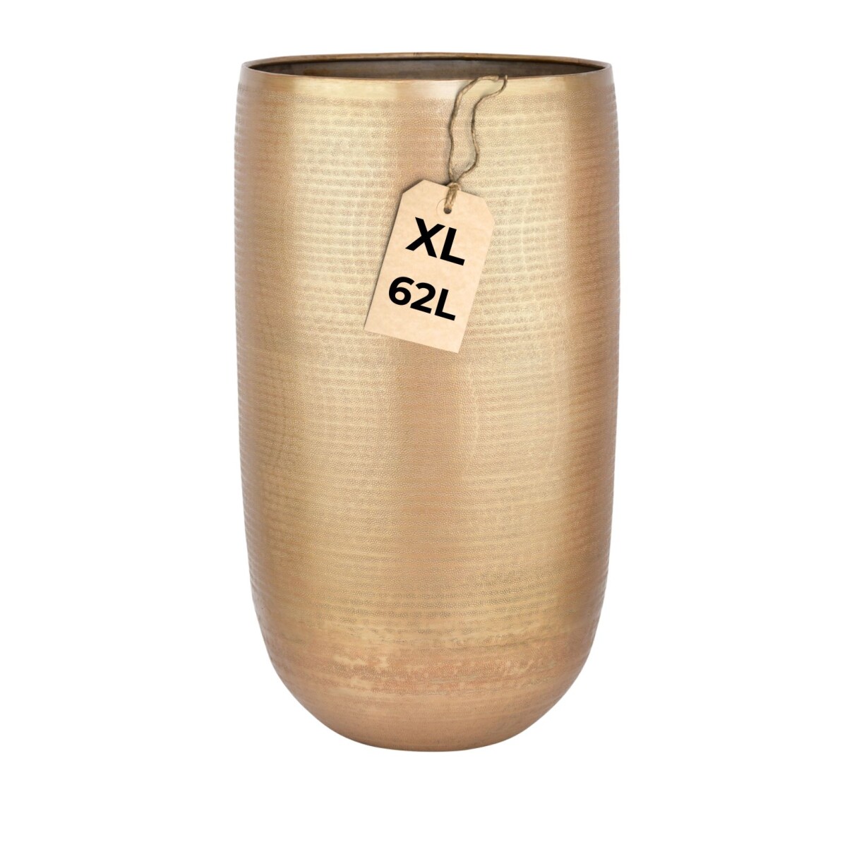 Pot de fleurs Camiel doré 65 cm - box