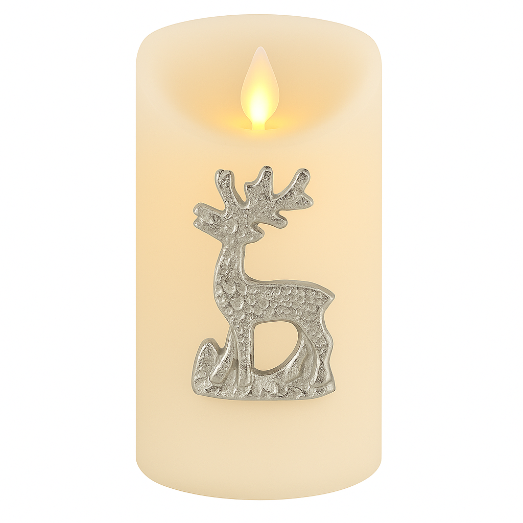 Pique-bougie Caloge F 6 cm argent&eacute box