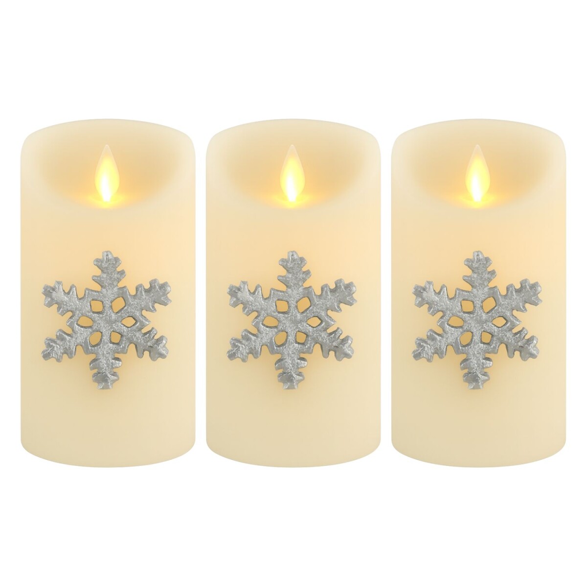 Lot de 3 piques à bougies Caloge, box