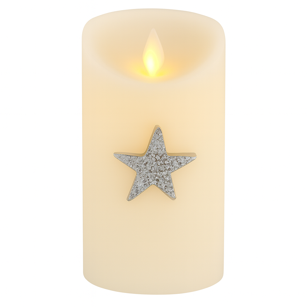 Pique-bougie Caloge J 6 cm argent&eacute box