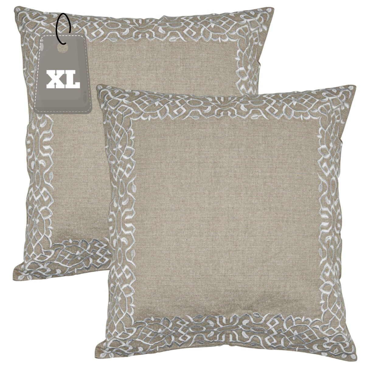 Lot de 2 housses de coussin faites main  box