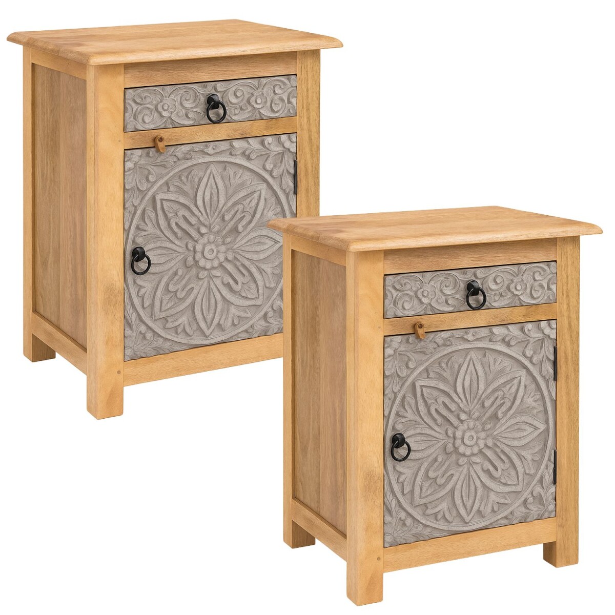 Lot de 2 tables de chevet Ferial 70 cm | box