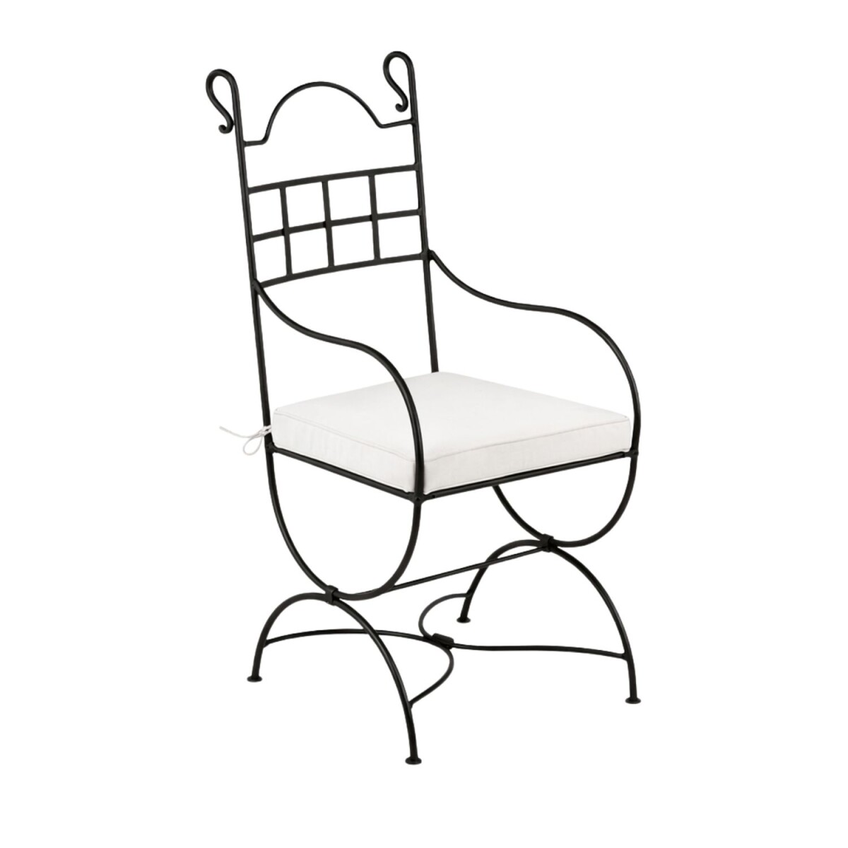 Chaise en fer forgé Segovia XL | Chaise de jardin de 
