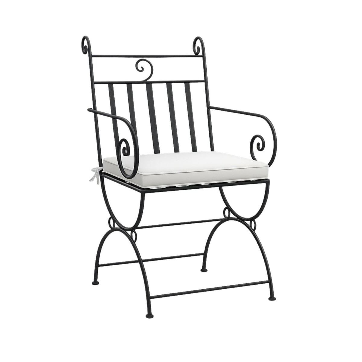 Chaise en fer forgé Oviedo | Chaise de jardin de styl