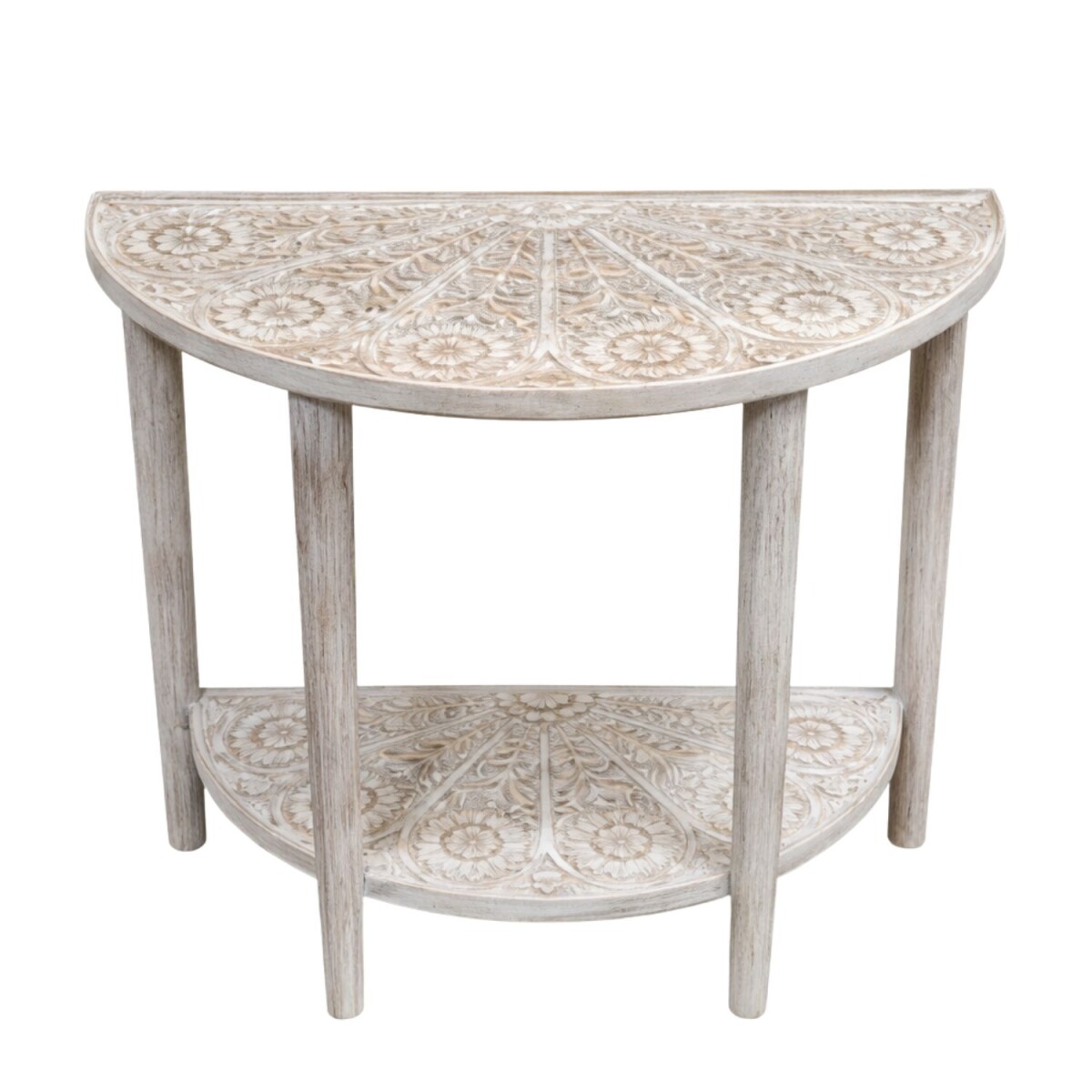 Buffet Tashifa 72 cm en bois massif, style bohème vin