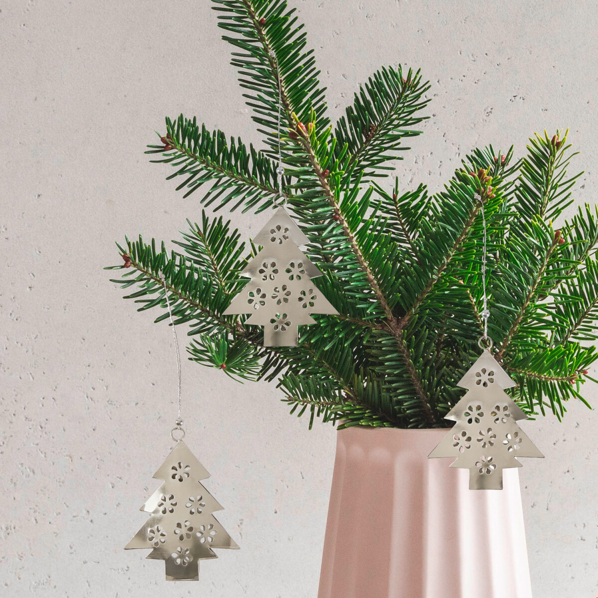 Lot de 3 pendentifs de Noël, décorations de No&e