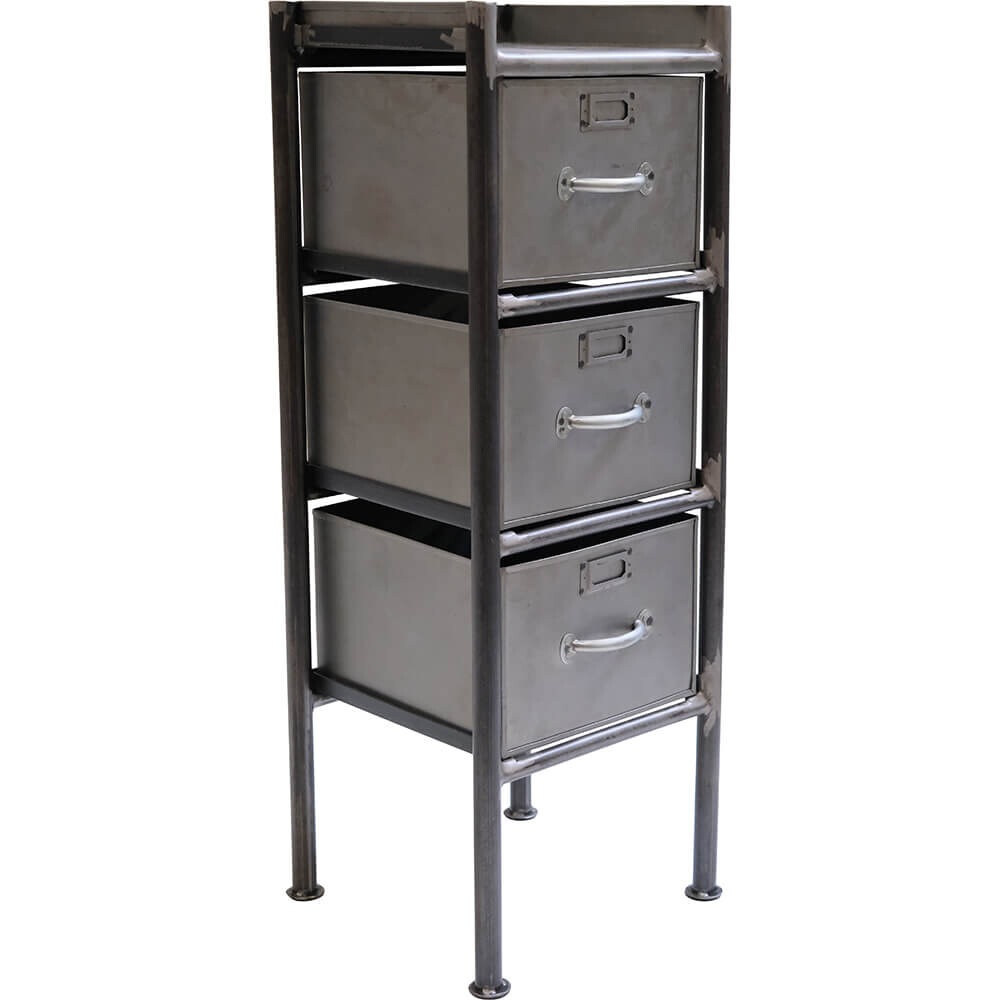 Commode Saga en fer - 3 tiroirs