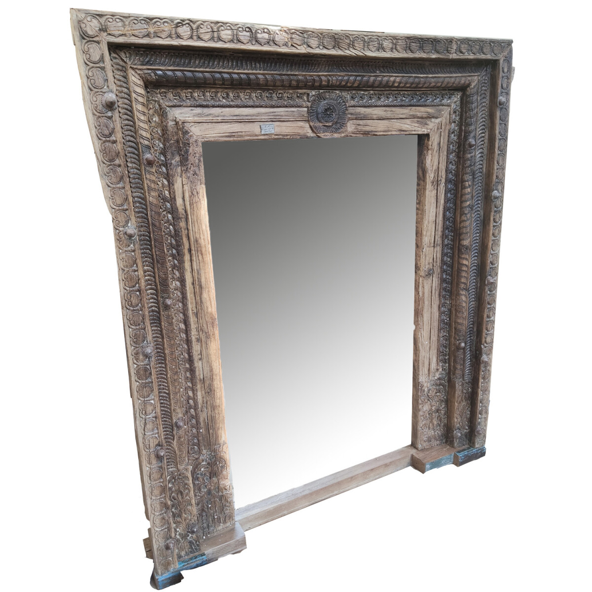 Miroir sur pied vintage, style antique,  box