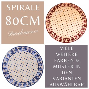 Table en mosaïque marocaine « Spirale »...