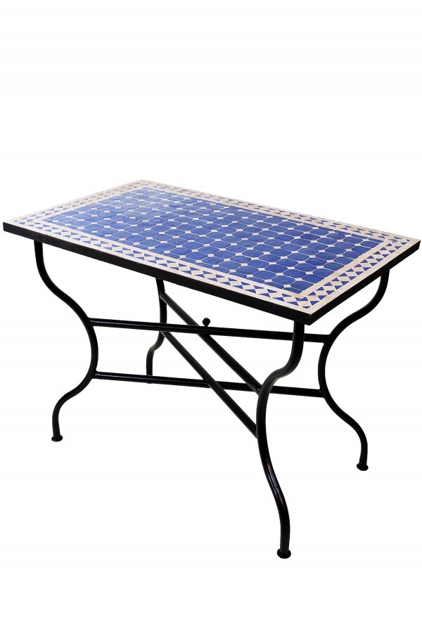Table en mosaïque marocaine Marrakech 100 x 60 cm | Fab