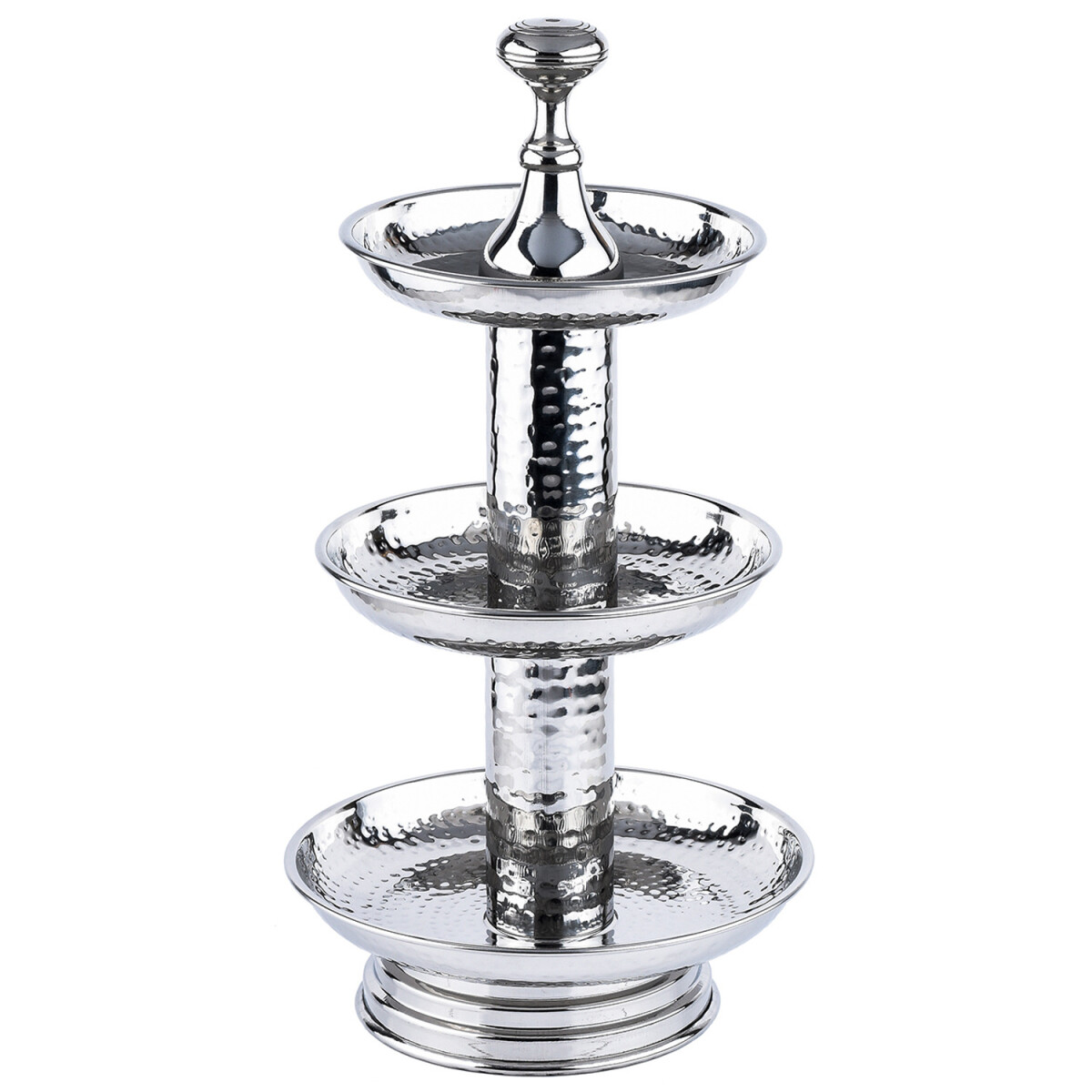 Étagère à 3 niveaux en acier inoxydable