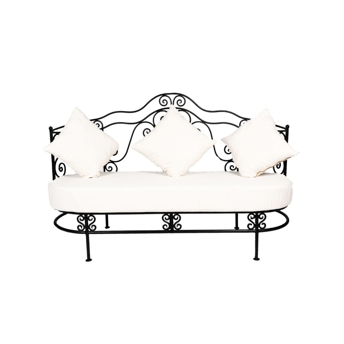 Canapé en fer Andalous B120 cm |  box