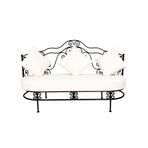 Canapé en fer Andalous B120 cm | Canapé...