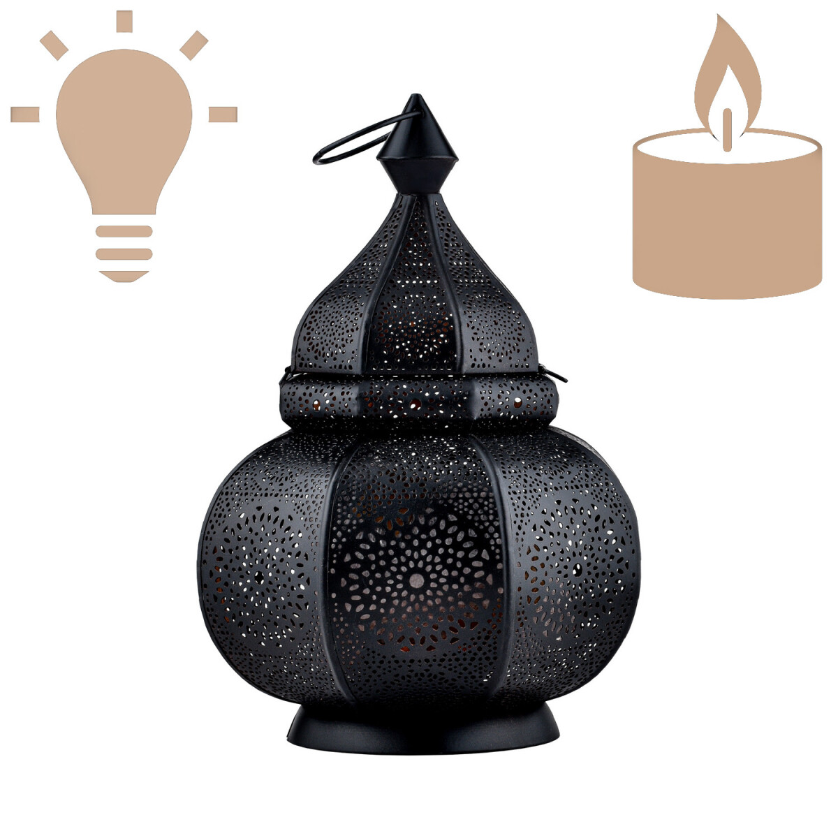 Lampe de table de style oriental Lamisa, box