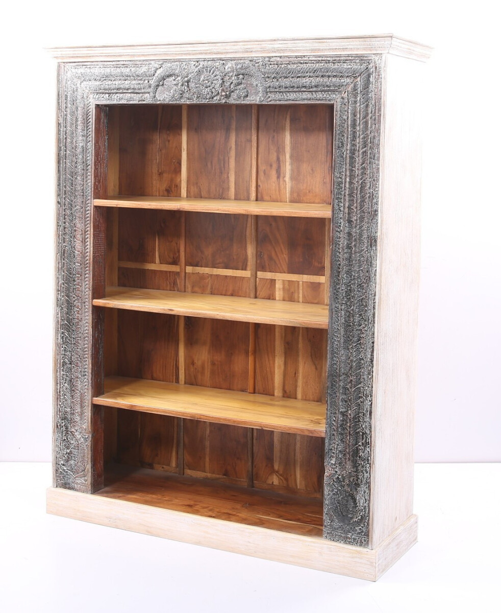 Biblioth&egrave;que vintage de style antique, 210 cm,...