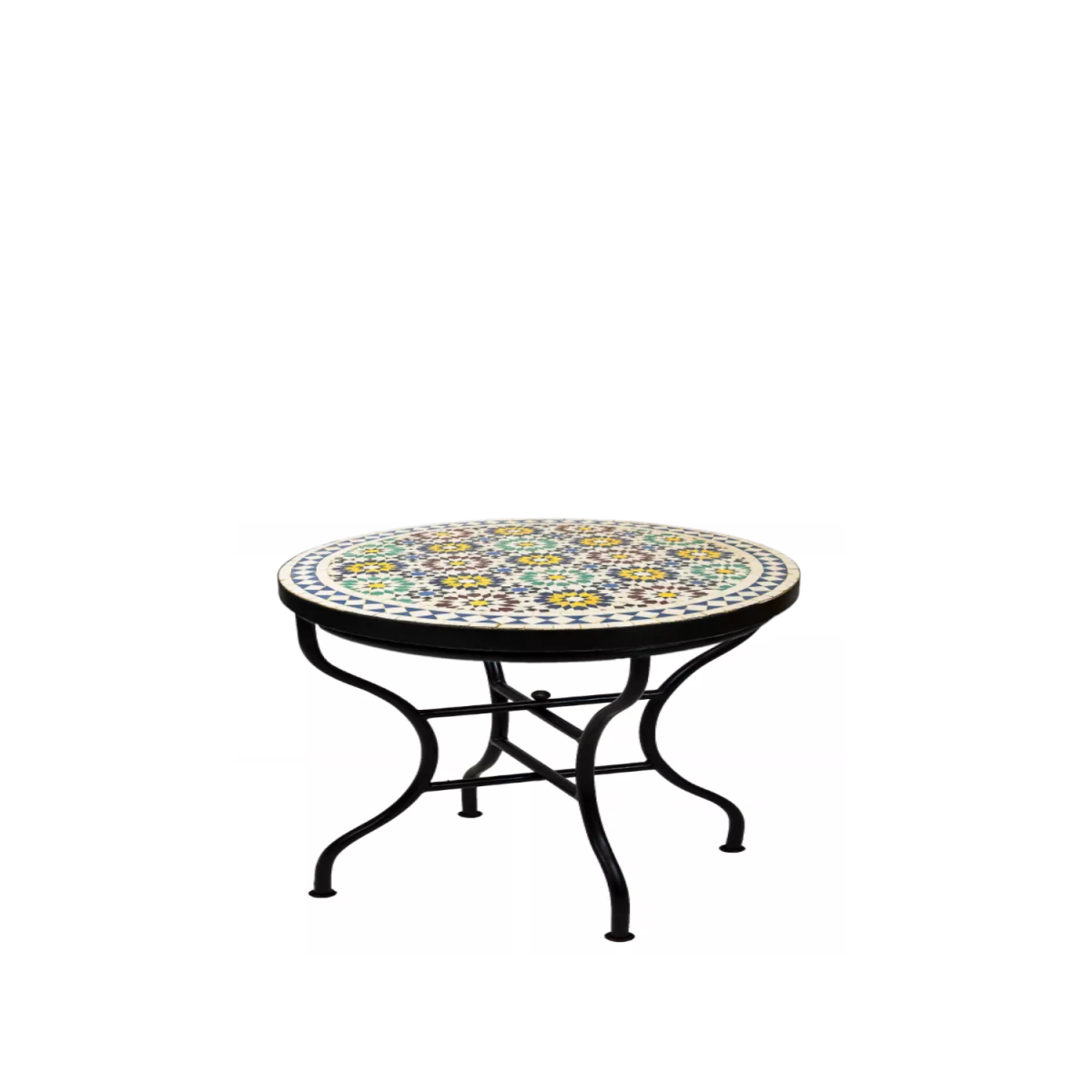 Table en mosaïque marocaine Albaici box