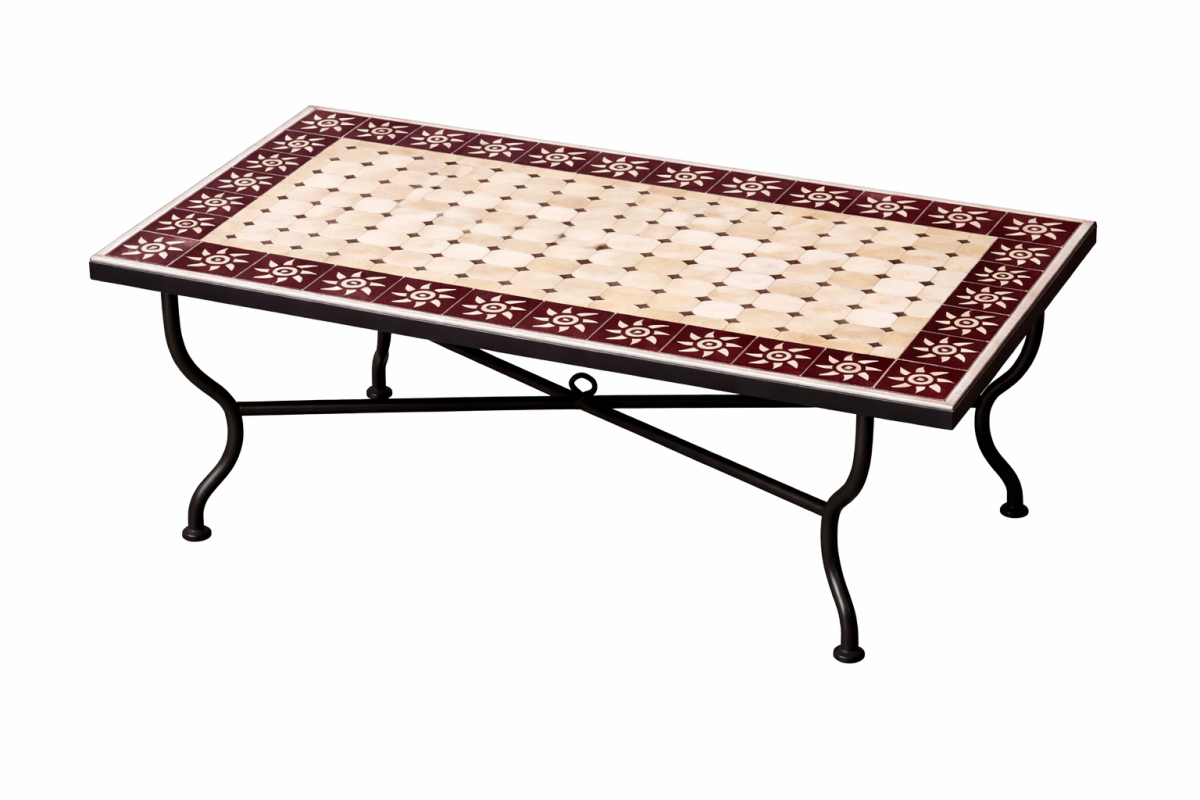Table en mosaïque marocaine « box