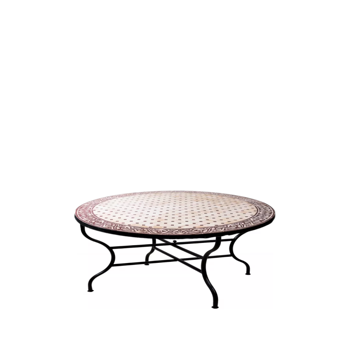 Table marocaine en mosaïque Mekn&eg box