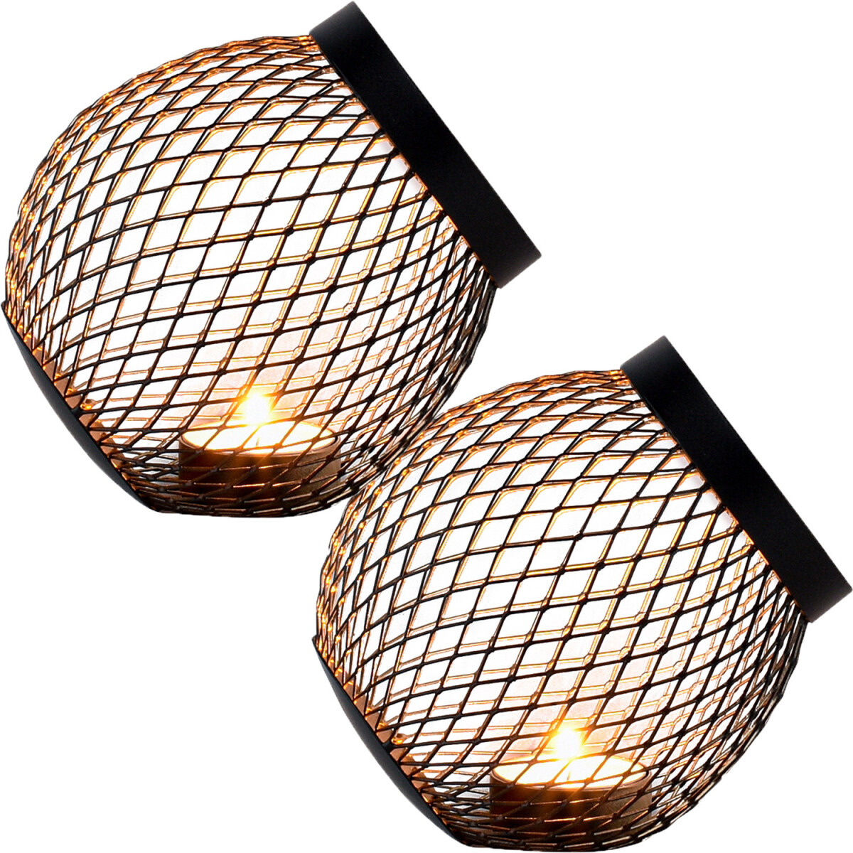 Lot de 2 bougeoirs décoratifs de  box