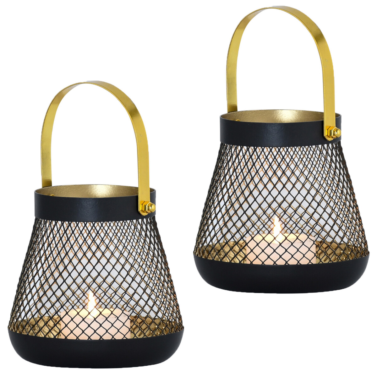 Lot de 2 bougeoirs décoratifs de  box