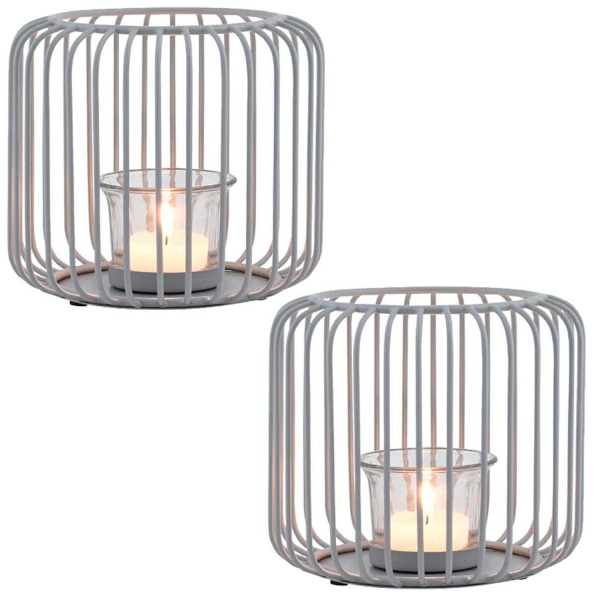 Lot de 2 photophores décoratifs d box