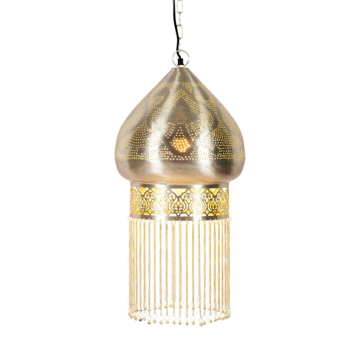 Suspension Archita Argent 60 cm | Lampe  box