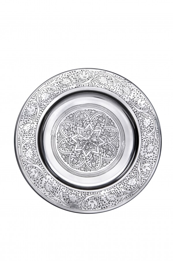 Plateau oriental pour le thé Sidra - 30 cm