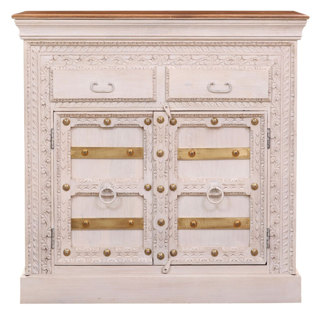 Commode de style cottage indien Benicioni - 100 cm