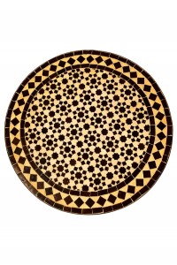 Table en mosaïque marocaine Albaicin, beige-marron,...