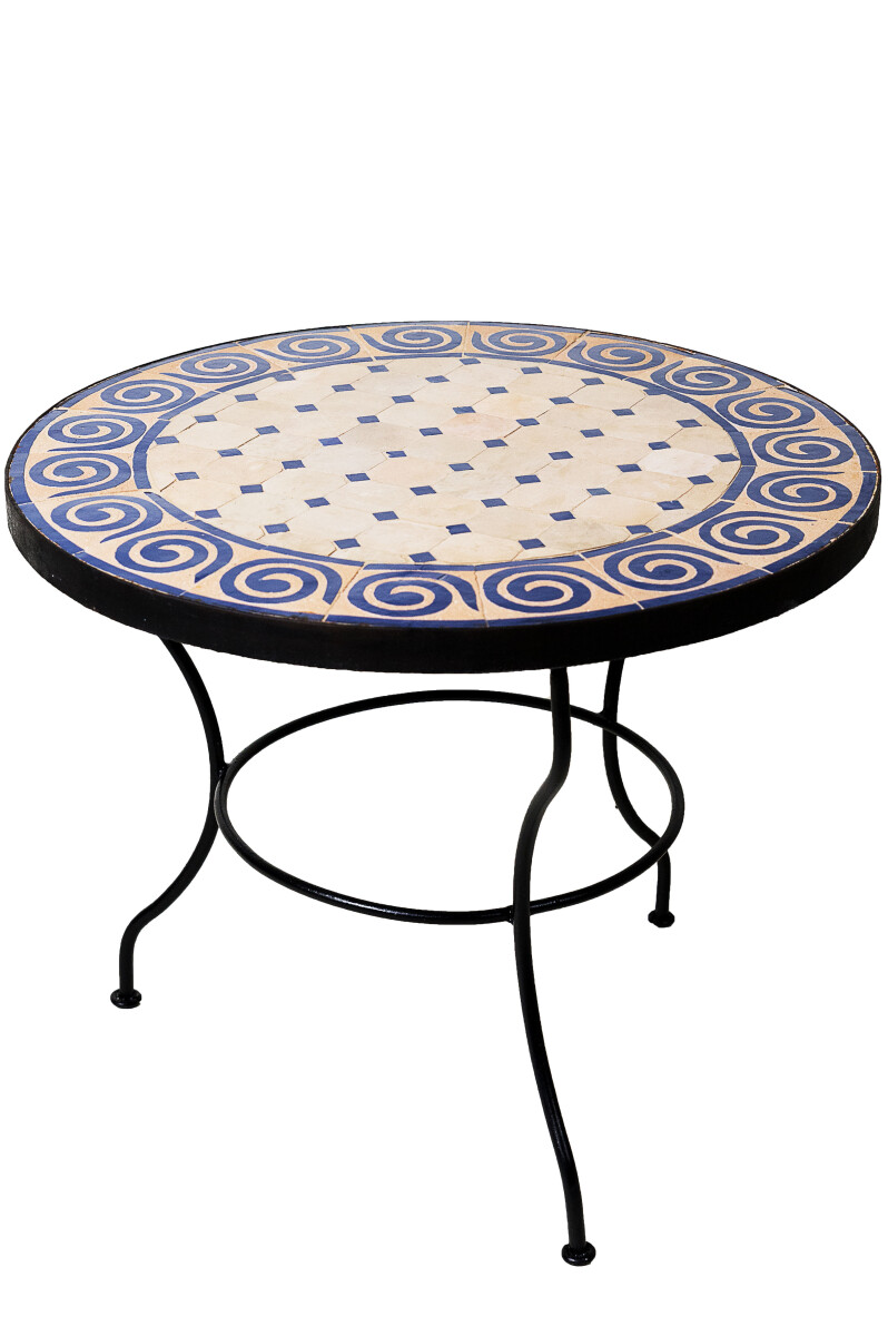 Table en mosaïque marocaine « box