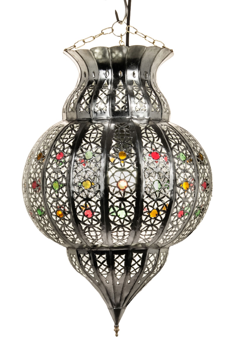 Suspension Jilan argent&eacute;e 42 cm | Lampe...