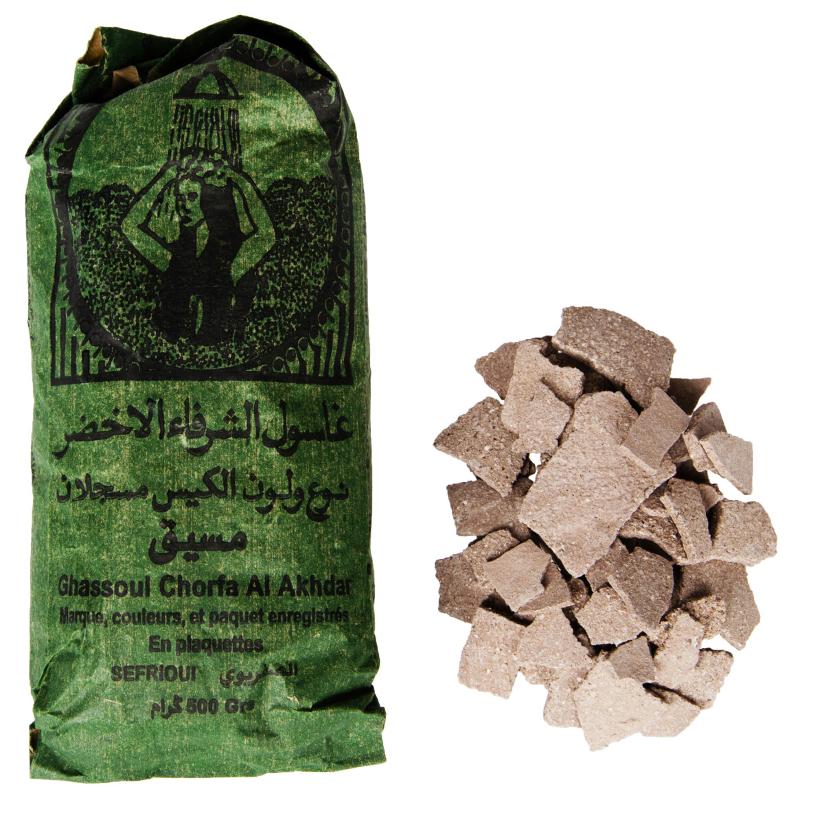 Ghassoul Chourafa en granulés, 500 g