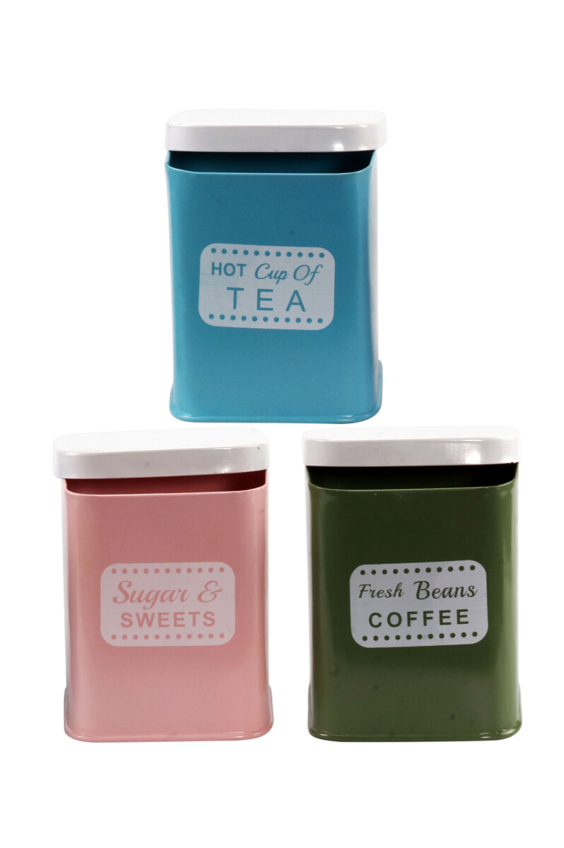 Lot de 3 boîtes de conservation Shetland