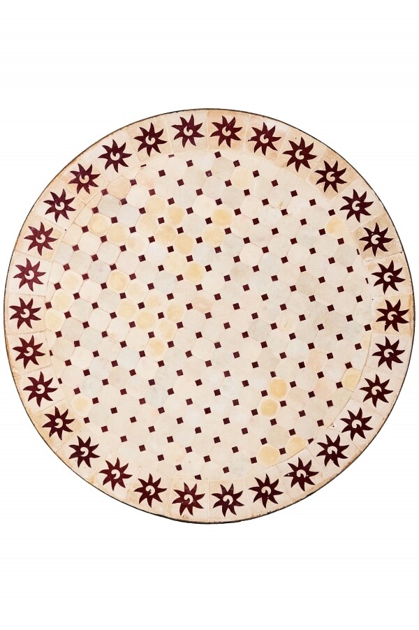 Dalle de mosaïque méditerranéenne Soleil 