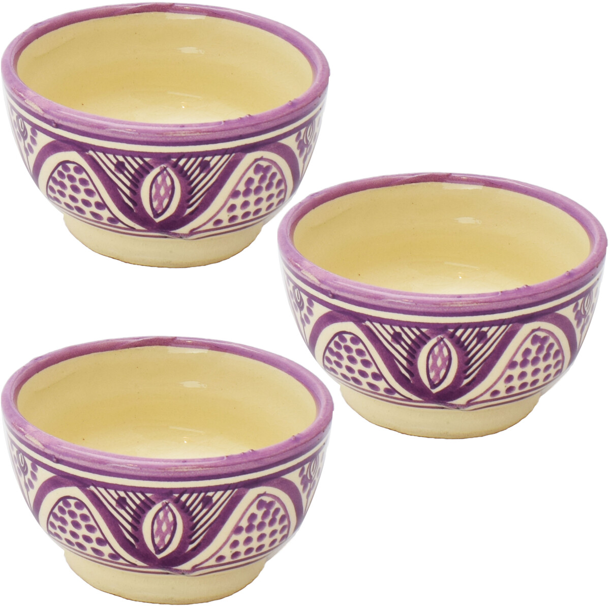 Lot de 3 coupes orientales Amela - Rose